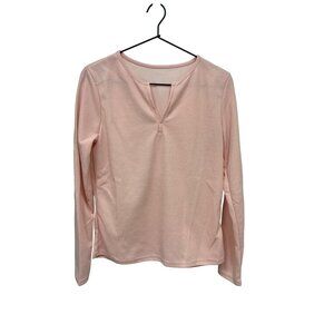 Blush Pink Waffle Knit Shirt